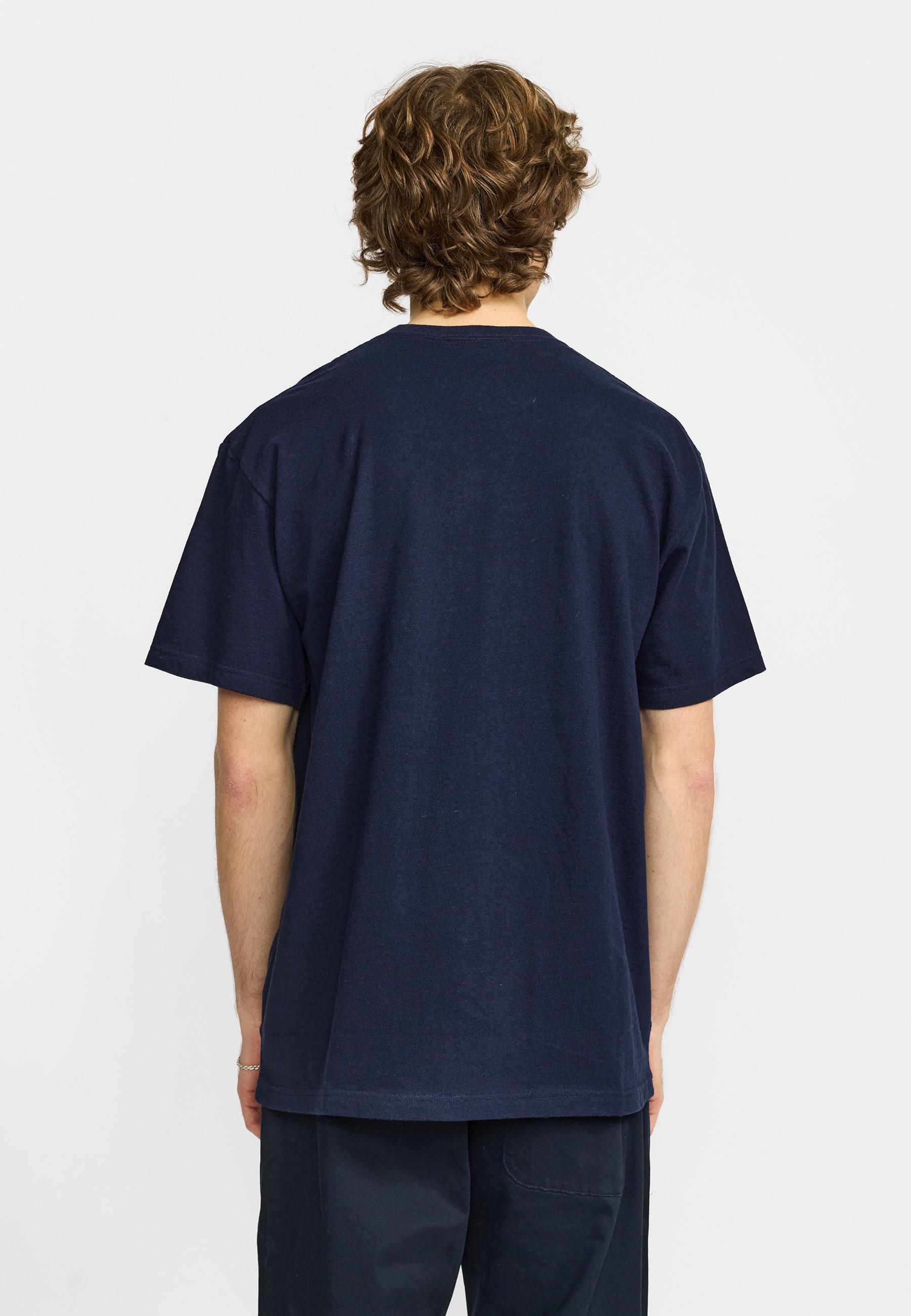 Revolution Golf Navy Melange Application T-Shirt Herren dunkelblau